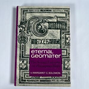 Eternal Geomater Hardcover Book Finnegans Wake Margaret Solomon James Joyce